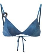 Morgan Lane Evie Bikini Top - Blue