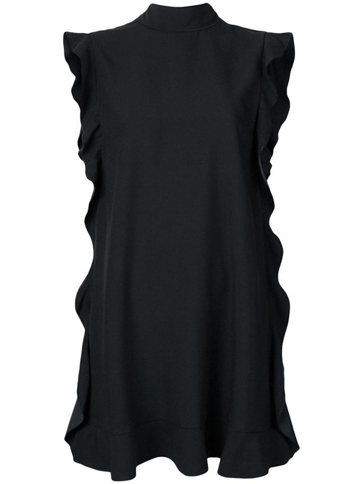 Red Valentino Ruffled Dress - Black