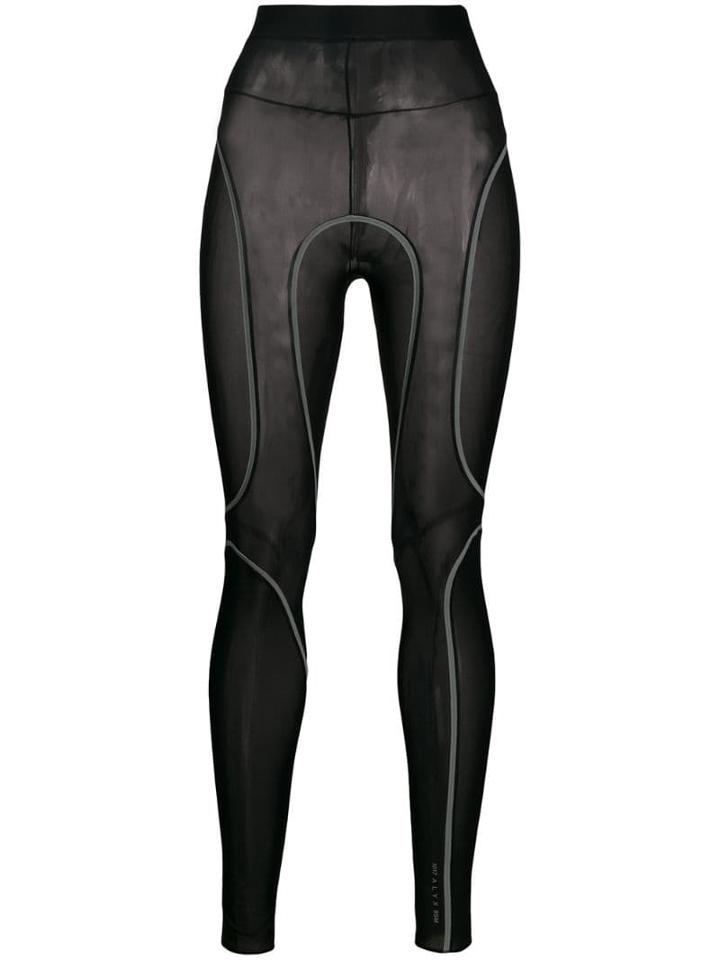 Alix Sheer Performance Leggings - Black