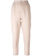 Isabel Marant Neyo Trousers, Women's, Size: 36, Nude/neutrals, Linen/flax/viscose/silk/cotton