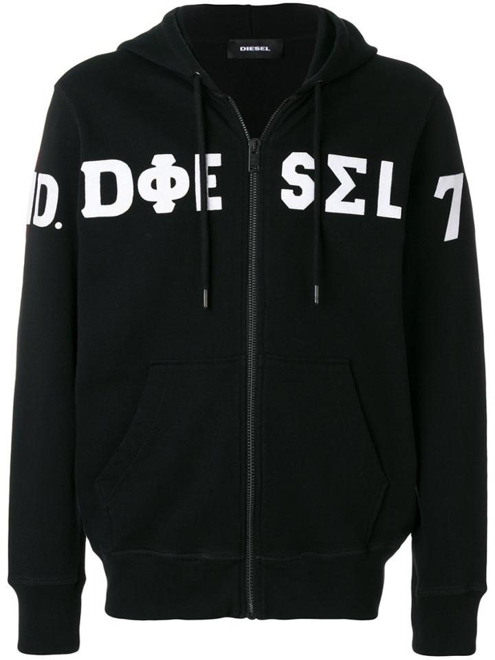 Diesel S-cannery-sa Hoodie - Black
