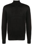 Cruciani Roll Neck Sweater - Black
