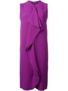 Ralph Lauren Ruffle Detail Sleeveless Dress - Pink & Purple