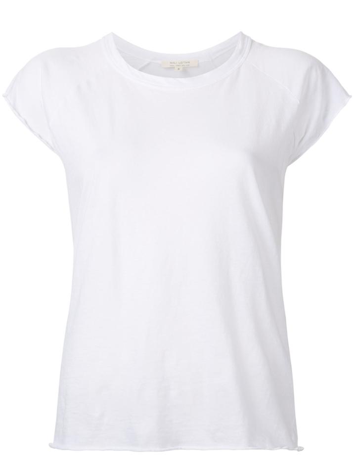 Nili Lotan Ripped Sleeves T-shirt - White