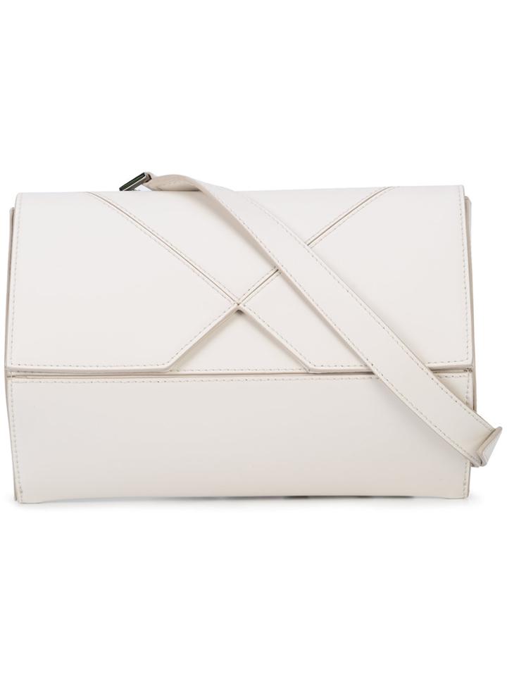 Cushnie Et Ochs Luke Crossbody Bag - White