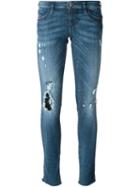 Diesel Skinzee-low Jeans, Women's, Size: 28, Blue, Cotton/polyester/spandex/elastane
