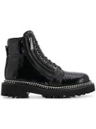 Balmain Chunky Ankle Boots - Black