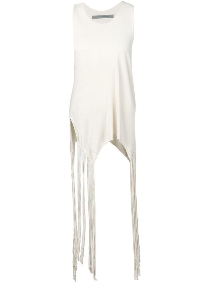 Raquel Allegra Fringed Tank Top, Women's, Size: 1, White, Rayon
