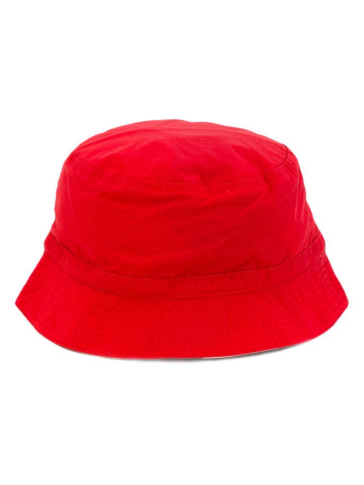 Sun Hat - Kids - Cotton/nylon - 48 Cm, Red, Burberry Kids