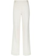 Isolda Straight Leg Trousers - White