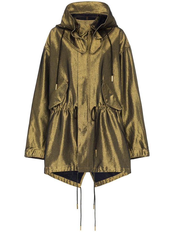 Marques'almeida Metallic Parka - Gold