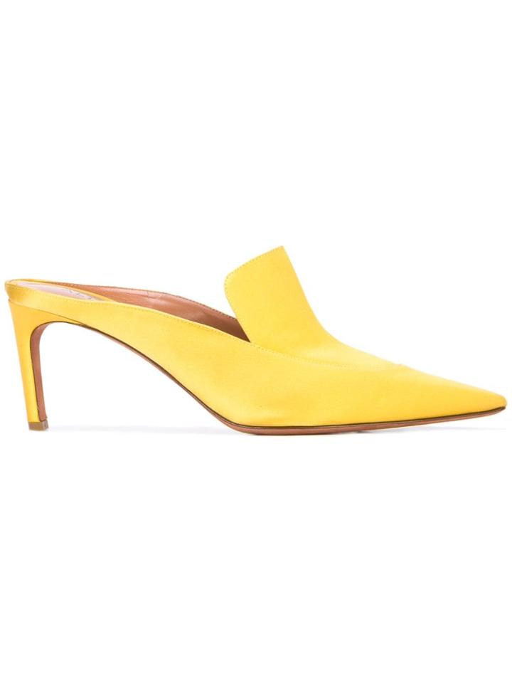 Altuzarra 'davidson' Loafer Mules - Yellow