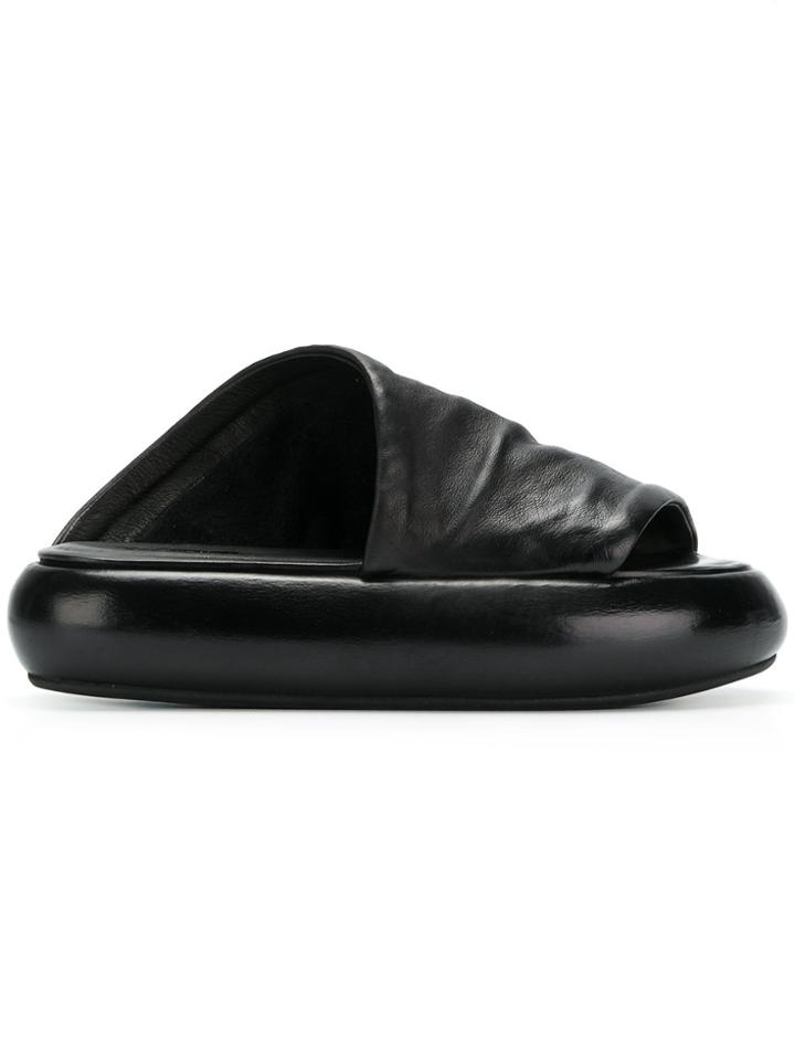 Marsèll Crumpled Slides - Black