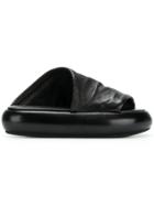 Marsèll Crumpled Slides - Black