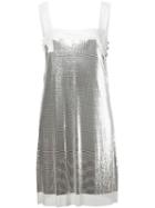Paco Rabanne Metallic Mesh Mini Dress
