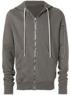 Rick Owens Drkshdw Front Zipped Sweater - Grey