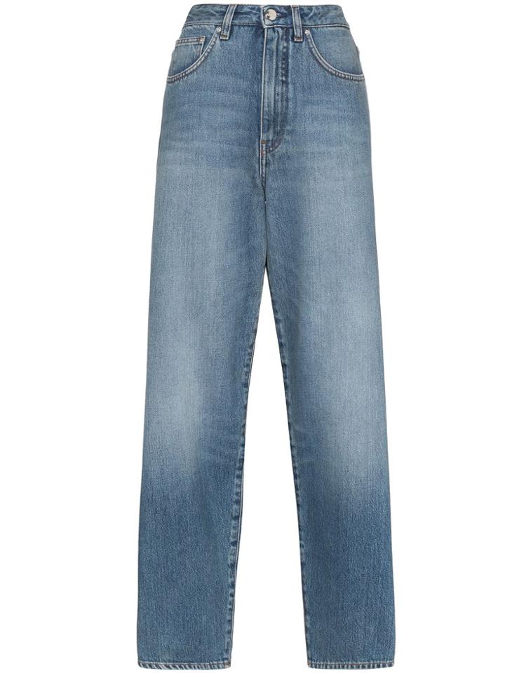 Toteme High-waisted Wide-leg Jeans - Blue