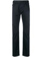 Emporio Armani Classic Slim-fit Trousers - Blue