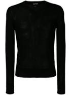 Tom Ford Open Stitch Knitted Sweater - Black