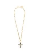 Radà Cross Pendant Necklace - Metallic