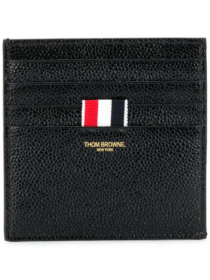 Thom Browne Logo Card Holder - Black