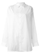 Y's Oversize Shirt, Women's, Size: 2, White, Cotton