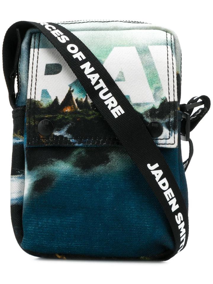 G-star Raw Research Printed Mini Messenger Bag - Blue