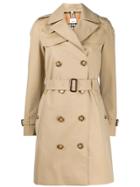 Burberry Mid-length Trench Coat - Neutrals