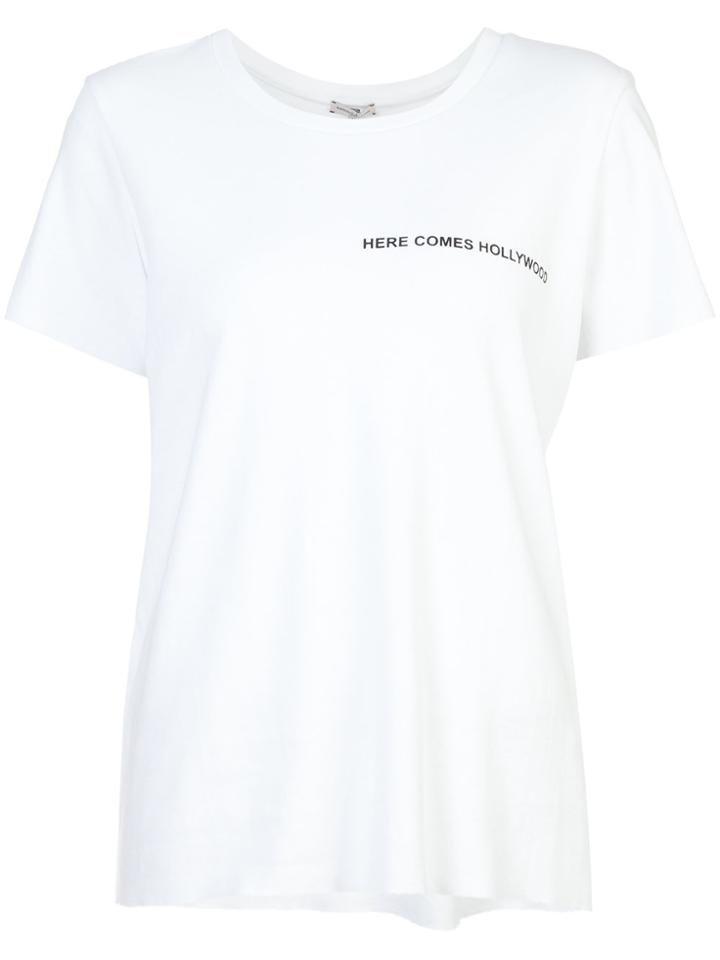 Natasha Zinko Here Comes Hollywood T-shirt - White