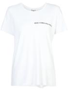 Natasha Zinko Here Comes Hollywood T-shirt - White