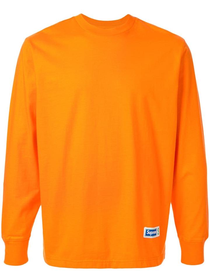 Supreme Athletic Label Long Sleeve Top - Orange