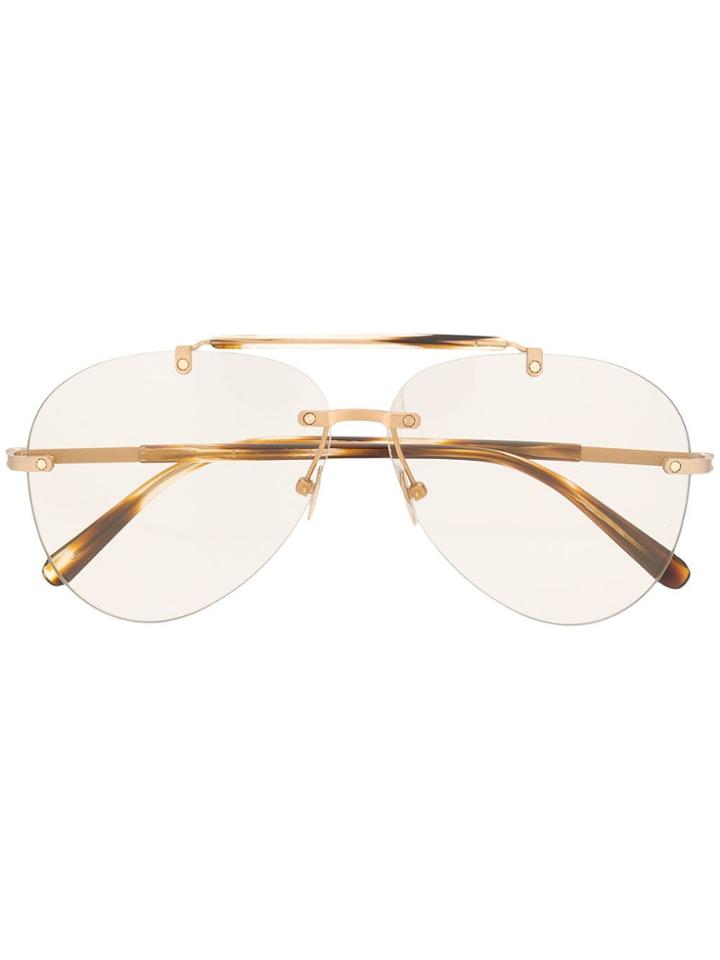 Brioni Frameless Sunglasses - Gold
