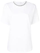 Victoria Victoria Beckham Chain Detail T-shirt - White