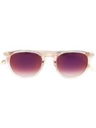 Garrett Leight Kinney Sunglasses, Adult Unisex, White, Plastic/acetate