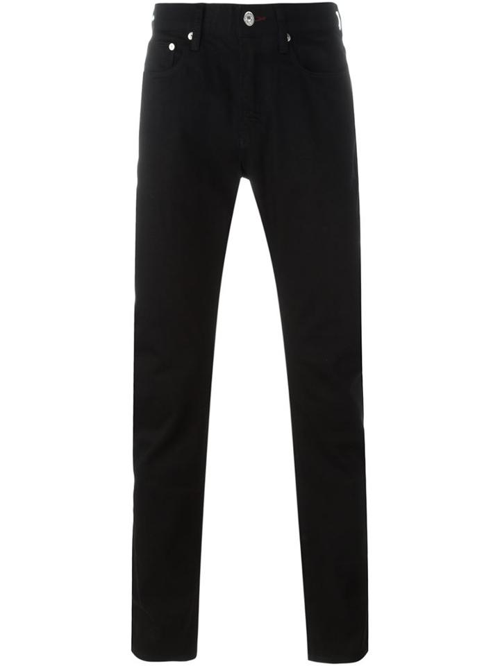 Paul Smith Jeans Straight Leg Jeans, Men's, Size: 32, Black, Cotton/polyurethane