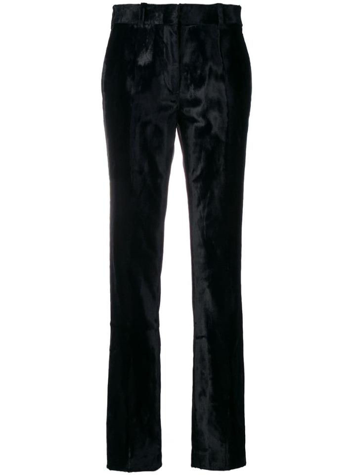 Jil Sander Velvet Tailored Trousers - Blue