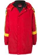 Supreme Logo Sideline Parka Fw18 - Red