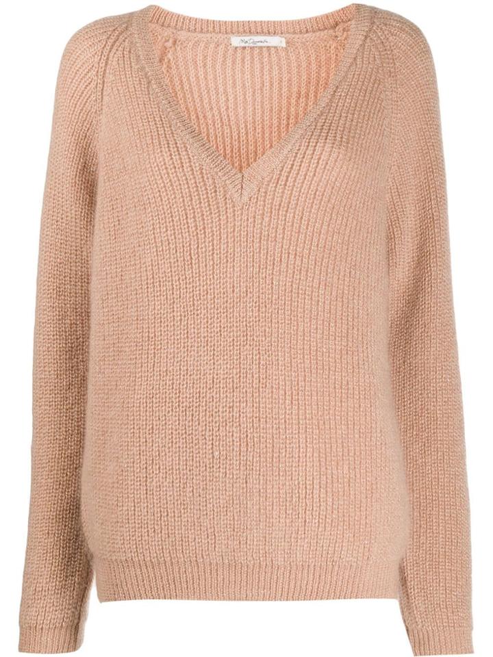 Mes Demoiselles V-neck Jumper - Pink