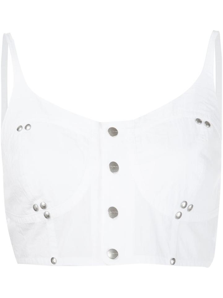 Julien David Woven Bustier