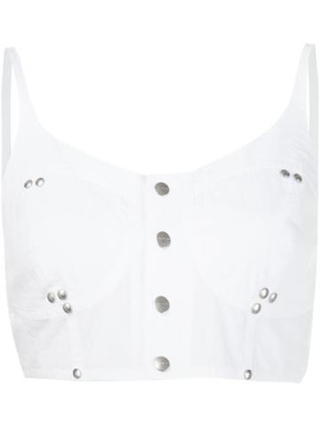 Julien David Woven Bustier