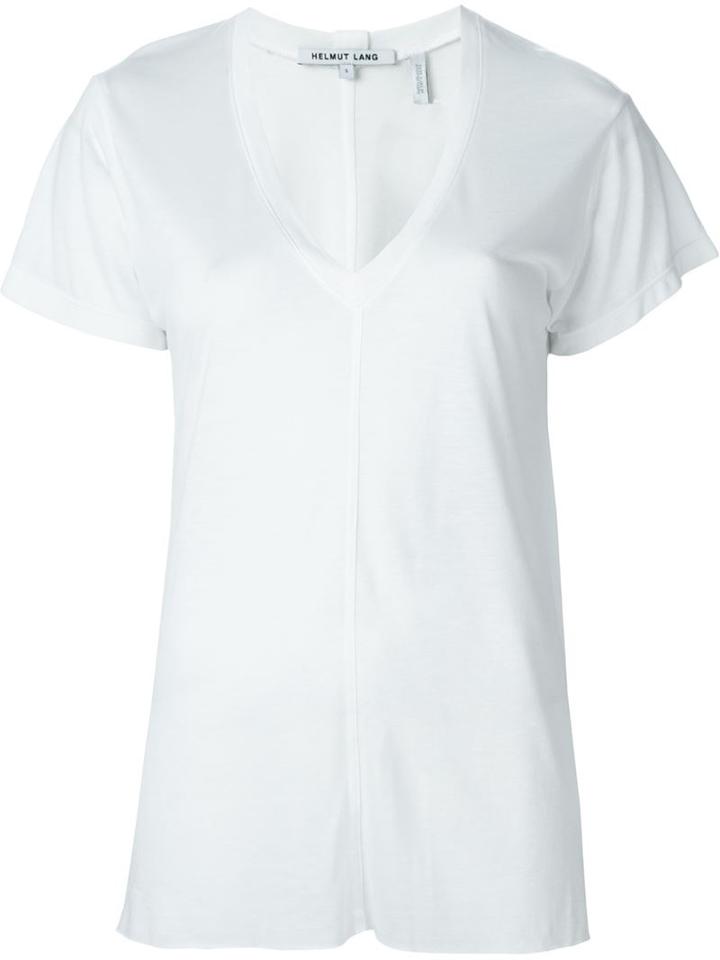 Helmut Lang V-neck T-shirt