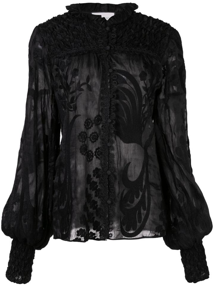 Alexis Bismarck Blouse - Black