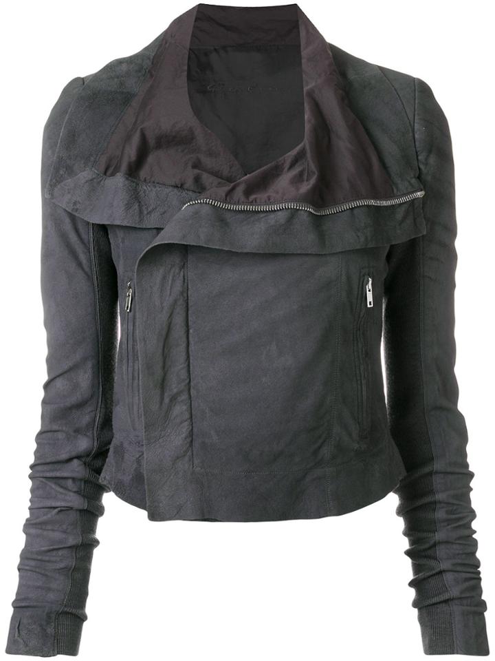 Rick Owens Naska Biker Jacket - Grey