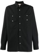 Marni Buttoned Patch Pocket Shirt - Black