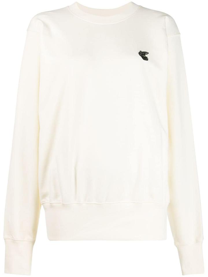 Vivienne Westwood Anglomania Logo Patch Sweatshirt - White