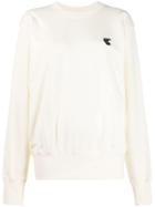 Vivienne Westwood Anglomania Logo Patch Sweatshirt - White