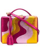 Mark Cross - Small 'grace' Bag - Women - Leather - One Size, Pink/purple, Leather