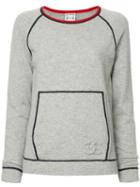 Chanel Pre-owned Logo Track Top - Grey