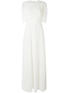Giambattista Valli Macramé Lace Gown, Women's, Size: 42, Nude/neutrals, Cotton/polyester/polyamide/silk
