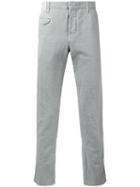 Incotex - Classic Chinos - Men - Cotton/linen/flax - 40, Grey, Cotton/linen/flax